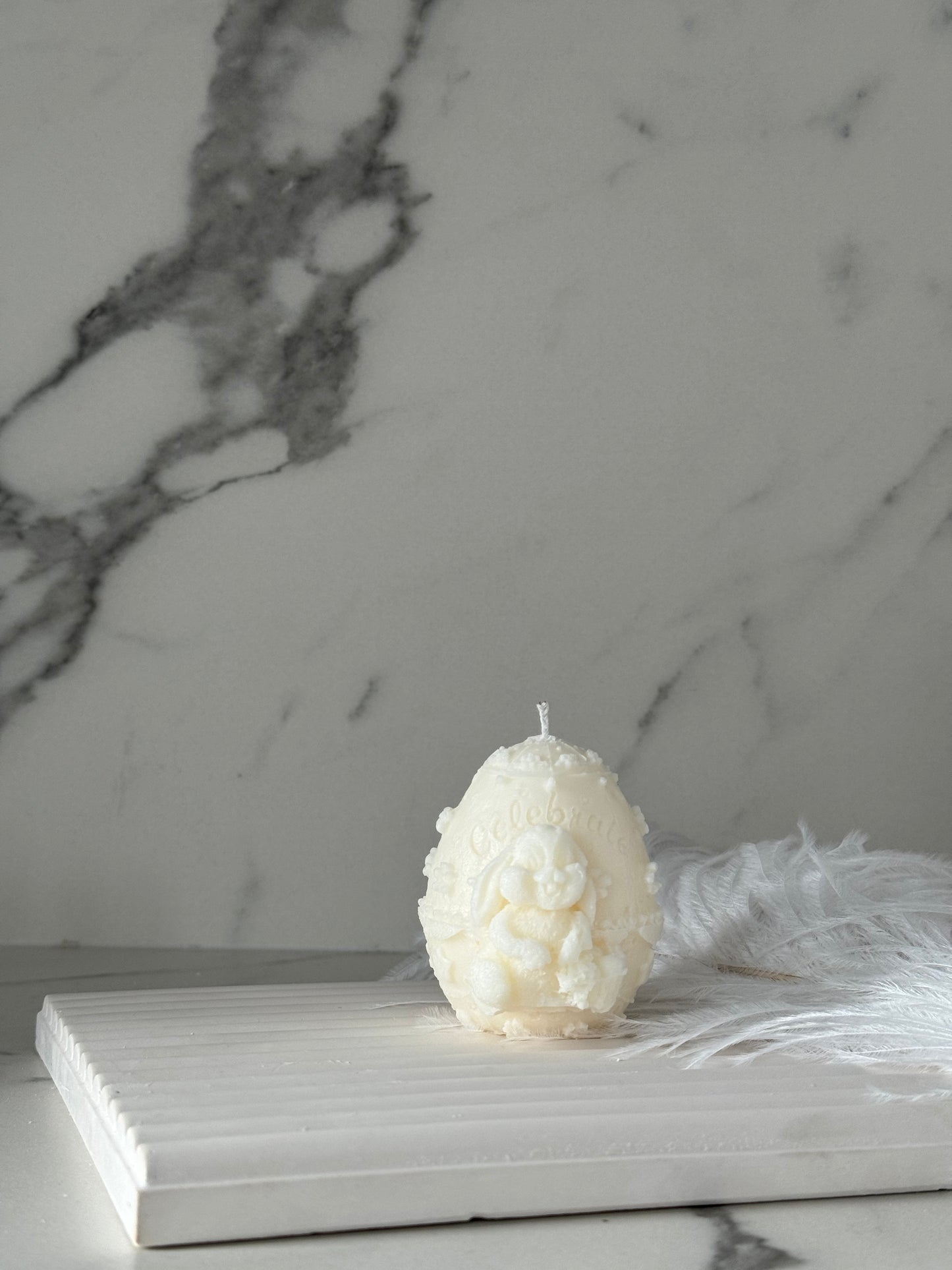 Viore svíčka Velikonoce - Vajíčko se zajíčkem